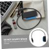 HOMSFOU USB to Hard Drive Adapter Cable for Ssd Fast to Portable Converter for Bare Drives Compatible Black view 3