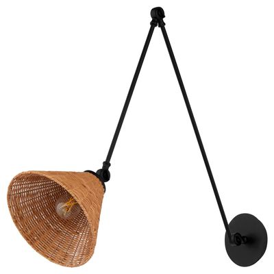 Quorum Lighting 5394-59 Wall Sconce, 1-Light 60 Watts, Matte Black
