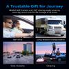 EYES HEAVER Dash Cam WiFi FHD 4K Car Camera 3840X2160 Front and 1920 * 1080P Rear Car Camera with GPS Strap, 32GB Card, 1.47" IPS Screen, 150 Wide Angle, Night Vision and G-Sensor. view 4