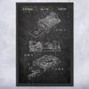 Framed Floppy Disk Drive Print, Computer Science Art, Programmer Gift, Disk Drive Art Print, Computer Lab Art Dark Concrete (11x17) view 1