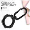 jojofuny 2pcs Carbon Fiber Protective Case for TPU Shell Keychain Shockproof -Lost Design Lightweight Portable for Keys Luggage Wallets view 4