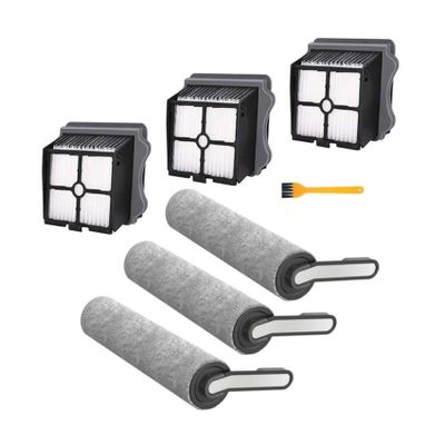 McbeAn Replacement Vacuum HEPA Filter and Brush Roller Suitable Compatible for Tineco Compatible for Floor ONE S5 Cordless Wet Dry Vacuum Cleaner Filter