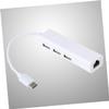 HOMSFOU 2pcs Multiple USB Ports Adapter c to Ethernet Adapter Powered USB for S8 Plus Note 8 G6 G7 view 2