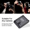 MUNEFE Mini Portable Diital Flashliht, Featu a Standard Hot Flash Shoe, Camera Flash for DSLR, Mirrorless Cameras view 4