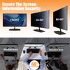 JQZWXX Hanging Privacy Screen LED Computer Monitor Eye Protection Filter Film 24-32 Inch Privacy Screen Desktop Computer Privacy Protective Film for Data Protection in Public Places,27in 612.6*356mm view 2