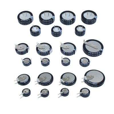Super Capacitor 5.5V 0.1F 0.22F 0.33F 0.47F 0.68F 1F 1.5F 4.0F Super Farad Capacitor H-Type V-Type C-Type Button Capacitance (Size : V-5.5V4.0F)