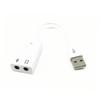 jojofuny 2pcs USB Sound Card Channel Virtual Sound Adapter Notebook Audio Cable Led Indicators view 2