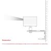 CHICKEN Projector Stand Projector Wall Bracket Bedside Shelf Fixed Wall Projector Table Floor Household Living Room Bedroom Universal Projector Stand Projector Wall Mount view 4