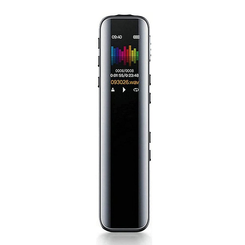 160GB Voice Activated Recorder with Playback -Small Digital Voice Recorder for Lectures Meetings USB Rechargeable