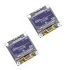 5pcs 0.96 Inch OLED Module 12864 128 x 64 Serial Display Board (White) view 2