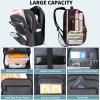 Backpck for Men Women, School Backpack for Boys Teens, 15.6 inch Laptop Back Pack with USB Charger Port, Bookbag with USB Charger for College High Middle School Travel Business Work Mochilas Black view 2
