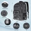 Backpck for Men Women, School Backpack for Boys Teens, 15.6 inch Laptop Back Pack with USB Charger Port, Bookbag with USB Charger for College High Middle School Travel Business Work Mochilas Black view 4