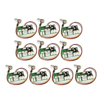 10 Pcs Computer Miner Fan Speed Controller 8-Channel Fan Hub PWM High-Power Violent Fan Controller Fan Speed Governor Electronic Devices