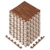 Yes4All EVA Interlocking Mats, Puzzle Floor Tiles, Foam Floor Padding with Border for Furniture, Home Space, Living Room, Garage 11,22,32 SQFT view 1