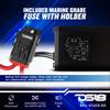 DS18 NXL-X600.4D 4-Ch Marine Amplifier - Compact Class D Full-Range IP67 Waterproof Amp 4 Ohms 150x4 RMS 1600W (Renewed) view 3