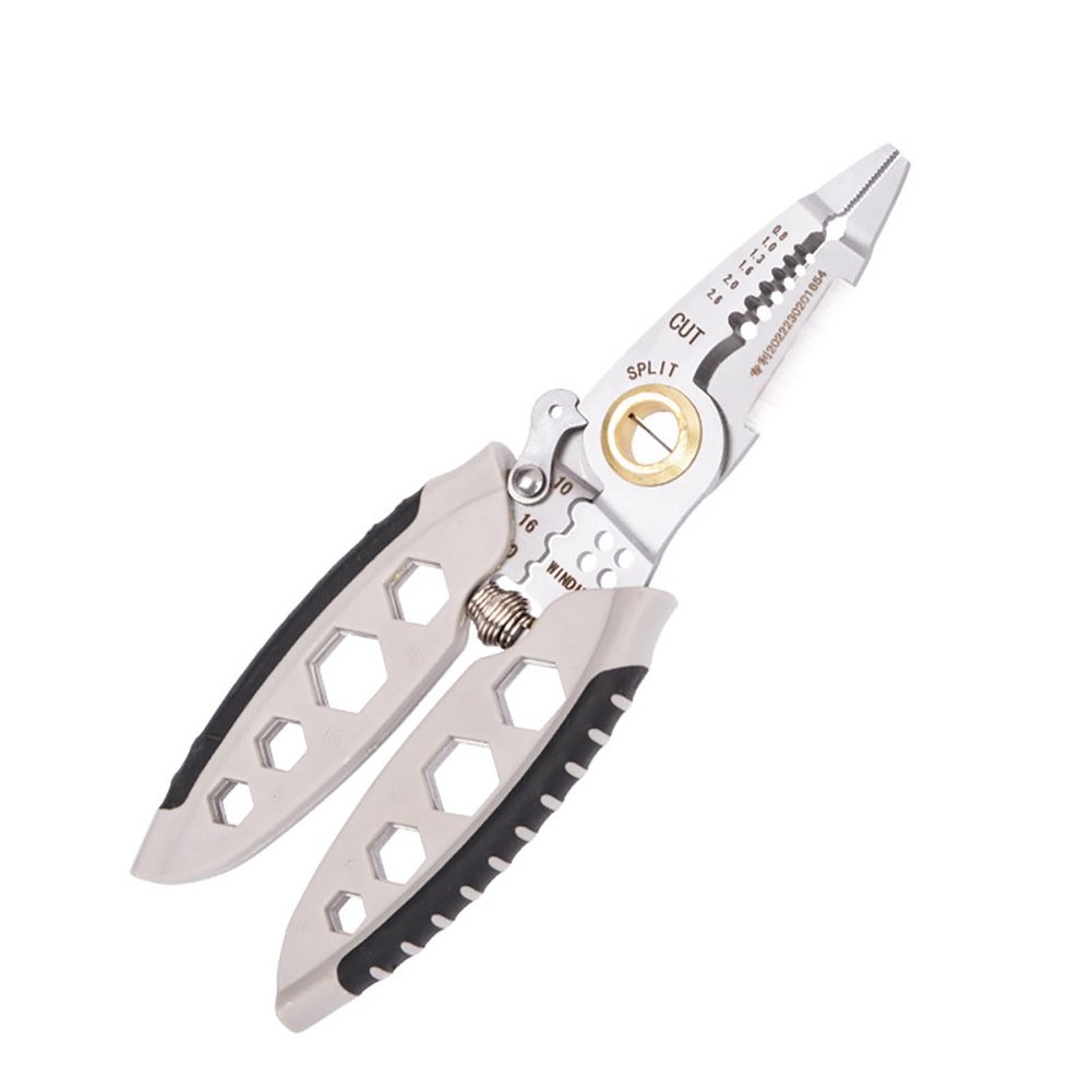 DAGIJIRD 7" Cable Cutting Tool for Electrical Wire Stripping Cutting and Crimping, Multi-Function Wire Stripper Pliers