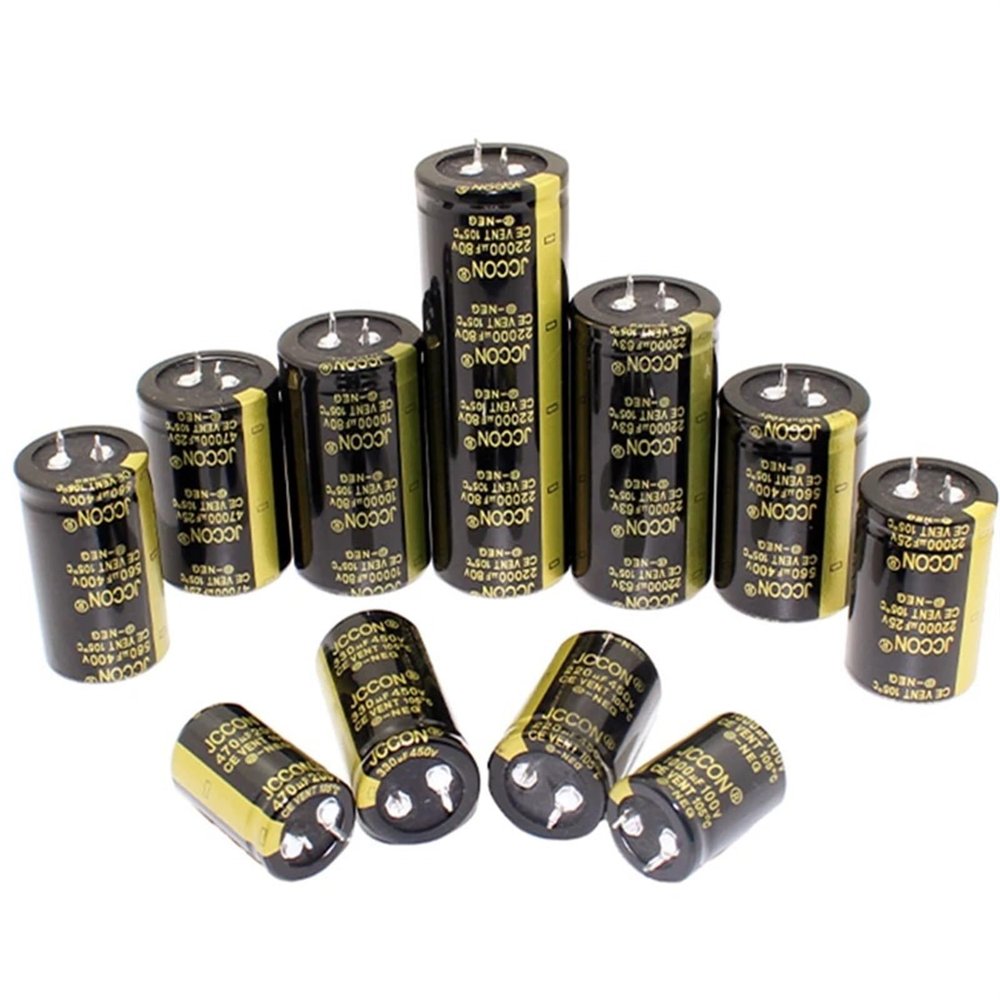 2Pcs Audio Electrolytic Capa25V 35V 63V 80V 100V 200V 250V 3300UF 4700UF 6800UF 10000UF 15000UF 22000UF 47000UF (Size : 200V470UF 22x35)