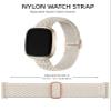 Adorve Compatible with Fitbit Versa 3 Bands/Fitbit Versa 4 Band/Fitbit Sense Bands for Men Women, Adjustable Stretchy Solo Loop Elastic Nylon Sport Strap for Smart Watch Replacement view 2