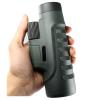 10x42 Monocular Telescope, High Power Life Waterproof BAK4 Prism FMC Lens Monocular Compact with Smartphone Adapter Monocular with Clear Weak Light Vision for Bird Watching view 1