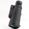 12X42 Monocular, High Transmittance Nitrogen-Filled Waterproof Anti-Fog Telescope, Magnesium Alloy Mirror Body Green Rubber Sheath view 1