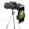 12X42 Monocular, High Transmittance Nitrogen-Filled Waterproof Anti-Fog Telescope, Magnesium Alloy Mirror Body Green Rubber Sheath view 3