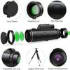 Monocular Handheld Telescope, 40x60 High Power HD Monocular Dual Focus with Smartphone Holder Tripod for Bird Watching, Camping, Travelling view 4