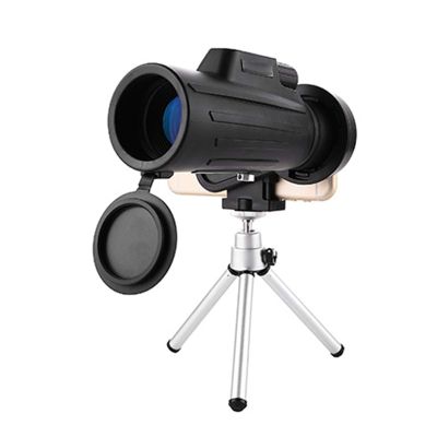 10x42 Monocular Telescope, HD Monocular Compact BAK4 Prism FMC Lens with Clear Weak Light Vision Life Waterproof Shockproof Monocular with Smartphone Adapter and Tripod for Birds Watching