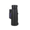 10x42 Monocular Telescope, HD Monocular Compact BAK4 Prism FMC Lens with Clear Weak Light Vision Life Waterproof Shockproof Monocular with Smartphone Adapter and Tripod for Birds Watching view 2