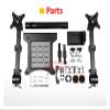 10"-15.6" Laptop+10"-27" Monitor Bracket Double Arm Laptop Table Stand Notebook Desk Mount Laptop Stand view 3