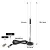 KCTIN 27MHz CB Radio Antenna 27inch with BNC Adaptor and Magnetic Mount for President Midland Cobra Uniden Anytone Truck Radio view 2