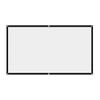 100 Inch Foldable Projector Screen White Projection Screen 3D Movie for Outdoor Camping 16:9 Portable 1pc view 1