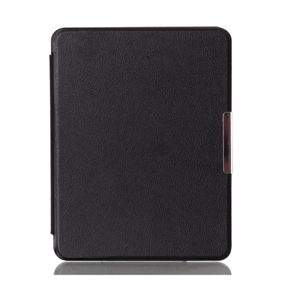 Kepuch Custer Case for 2014 Kobo Aura H2O Edition 1, Ultra-Thin PU-Leather Hard Shell Cover - Black