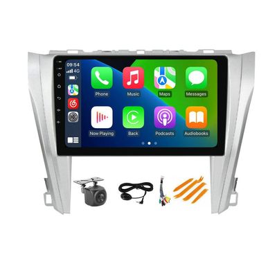 Car Radio Stereo for Toyota Camry 2015-2017 Dash Kit Car GPS Navigation, 1+32GB 10.1" IPS Touch Screen Head Unit with Car-Play & Android Auto/SWC/Rear View