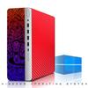 TechMagnet HP Carbon Red Cobra Edition Desktop  Intel Core i5|16GB DDR4 Ram|512GB SSD|New 24 Inch Curved Monitor|Windows 11  Computer Tower PC (Renewed) view 3