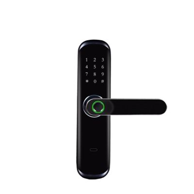 MiJob Fingerprint Smart Lock for Tuya Biometric Fingerprint Door Lock BT Tuya APP Smart IC Card Keyless Entry with Passcode (Color : Rose to 60mm)