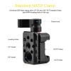 NATO Clamp, Quick Release Clamp with 1/4 Inch 3/8 Inch Thread, Camera Mounting Bracket, Camera Accessory Fastener view 3