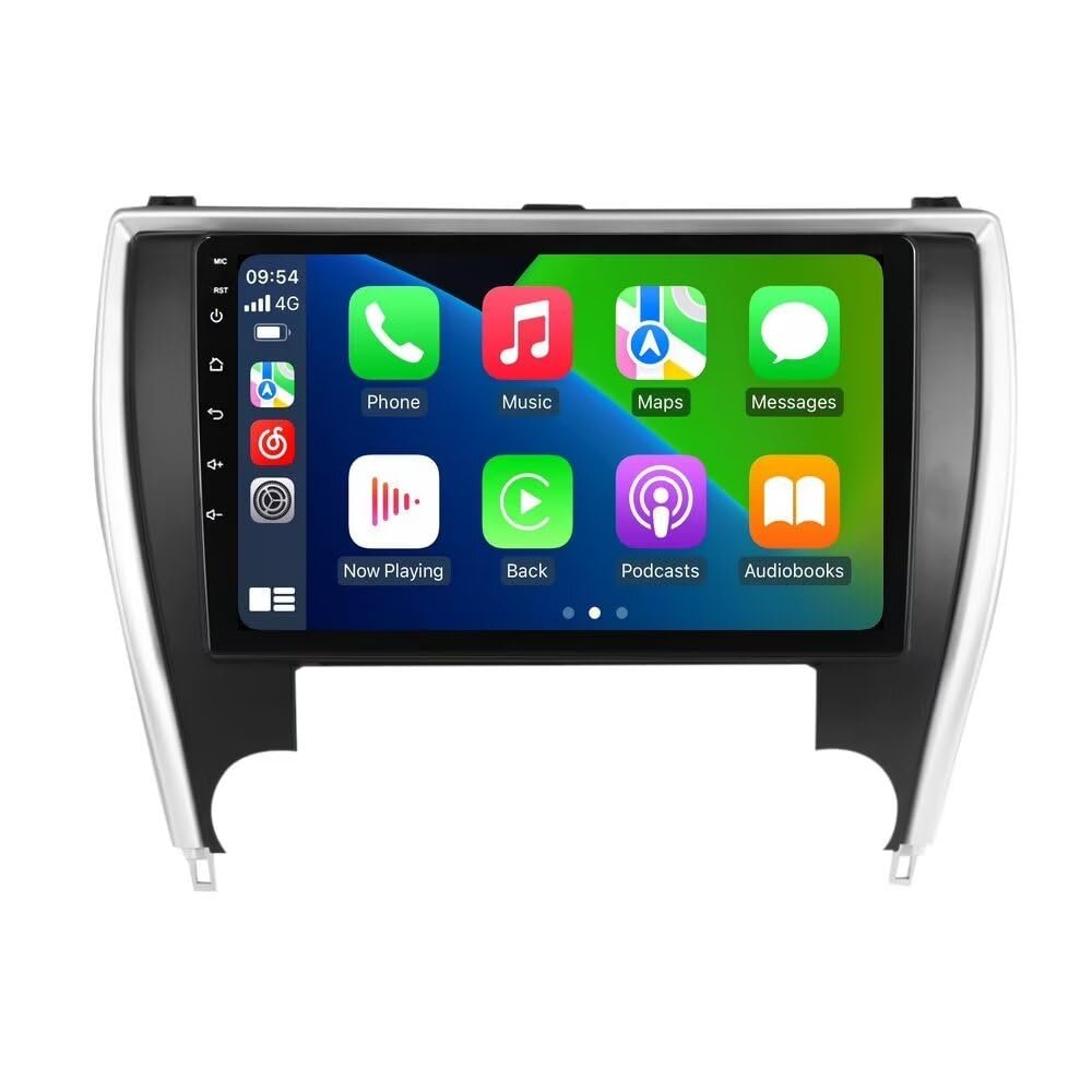 6+128GB 8Core Car Radio for Toyota Camry 2015 2016 2017 Replacement Dash Kit Car GPS Navigation,10.1" IPS Touch Screen Head Unit with Car-Play & Android Auto/Rear View