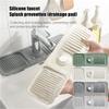 Tidy Splash Faucet Guard & Draining Mat, Splendiday Silicone Draining Mat, Kitchen Sink Faucet Mat Splash Guard, Silicone Draining Pad, Silicone Draining Mat for Kitchen Sink (Extra Large,Dark Grey) view 2