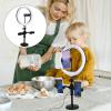 2 Sets Fill Light Mobile Phone Holder Live Streaming Fill Light Live Broadcast Fill Light Selfie Ring Light Makeup Light Ring Light Tripod Selfie Dimmable Live Light view 3