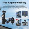 Generic Suction Cup Car Mount Compatible for DJI OSMO Pocket 3 Action Camera Car Windshield Mount Window Vehicle Boat Camera Holder for OSMO Pocket 3 Accessories, Black view 3