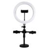 BAHELS 1 Set Fill Light Mobile Phone Holder Live Stream Light Phone Stand Live Makeup Phone Rack Fill Light Phone Holder Led Stand Metal Holder Beauty Aluminum Alloy Auxiliary Light, 49X15.8X11.5CM view 1
