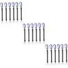 BESPORTBLE 18pcs Elastic Plastic Ropes Keychains Lost Phone Spring Security Gear Tools for Hiking view 1