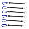 BESPORTBLE 18pcs Elastic Plastic Ropes Keychains Lost Phone Spring Security Gear Tools for Hiking view 2