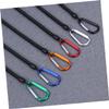 BESPORTBLE 18pcs Elastic Plastic Ropes Keychains Lost Phone Spring Security Gear Tools for Hiking view 3