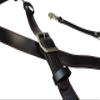 Fully Involved Leatherworks Black Leather Radio Strap With Anti-Sway Strap and Radio Case view 2
