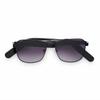 Lucyd Nautica Corsair Smart Sunglasses for Men & Women - Wireless Smart Glasses with Open Ear Speakers and Microphone, Polarized UV400 Lenses - Black Gradient (Wide) view 2