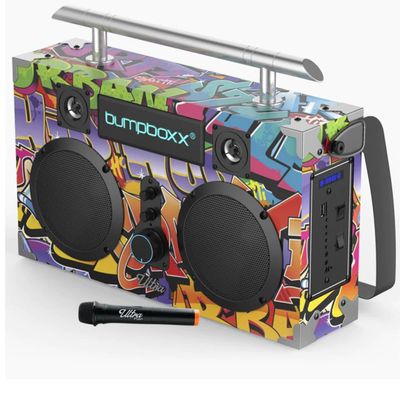Bumpboxx Ultra Plus Bluetooth Boombox | NYC Graffiti Retro Speaker