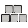 5PCS 120mm Fan Dust Filter, Magnetic Frame, Fine Aperture, Fluent Airflow, Reserved Screw Holes, Sturdy Nylon Mesh, 120mm, for PC Chassis Power Supply (Black) view 1