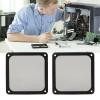 5PCS 120mm Fan Dust Filter, Magnetic Frame, Fine Aperture, Fluent Airflow, Reserved Screw Holes, Sturdy Nylon Mesh, 120mm, for PC Chassis Power Supply (Black) view 4