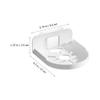 STOBAZA 2pcs Wall Mount Floating Shelf No Punching Design for Camera Monitor Elegant Storage Bracket for Kitchen Bathroom Easy Installation Smooth view 3